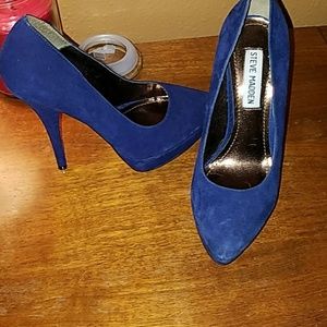 Blue heels